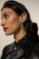 Leia Crystal Drip Ear Cuff