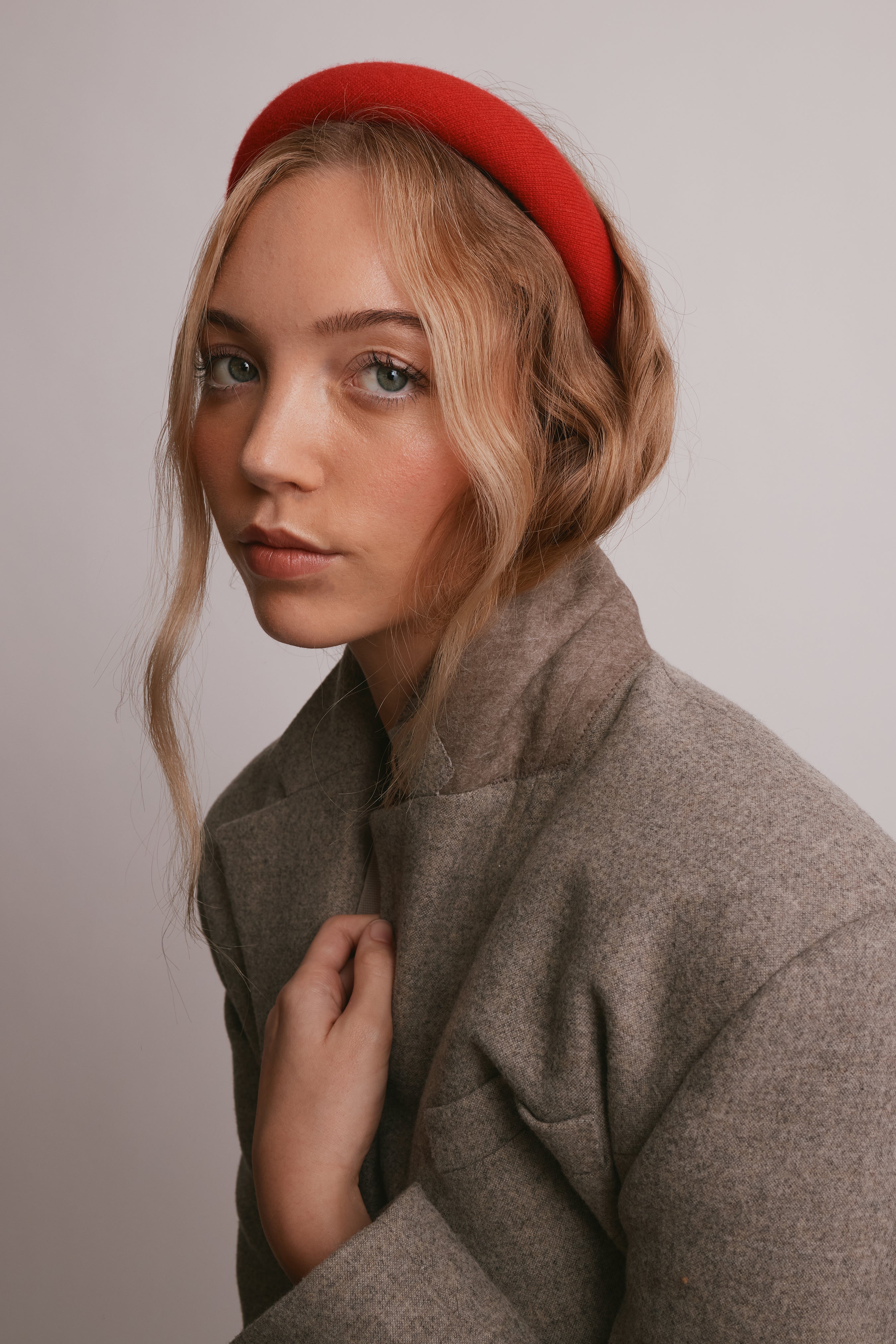 Simone Cashmere Padded Headband | LELET NY