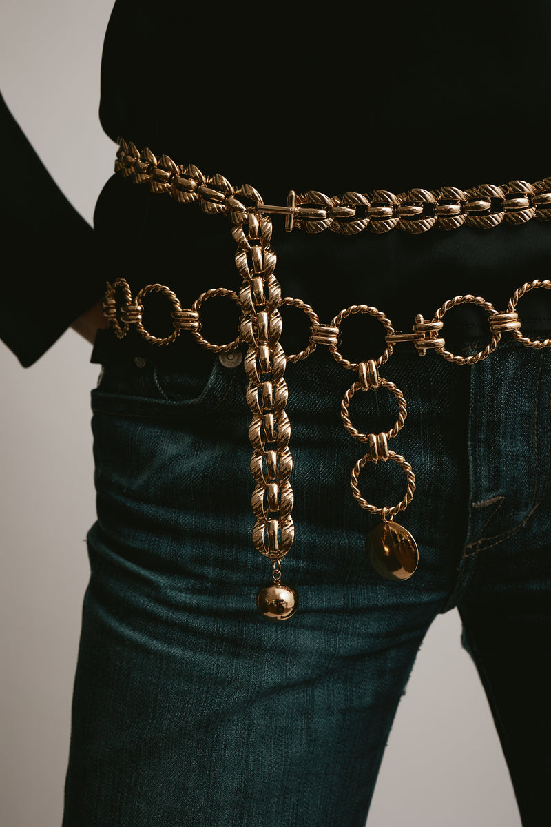 Kendra Metal Chain Belt