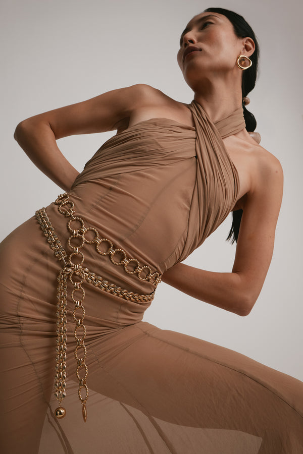 Kendra Metal Chain Belt