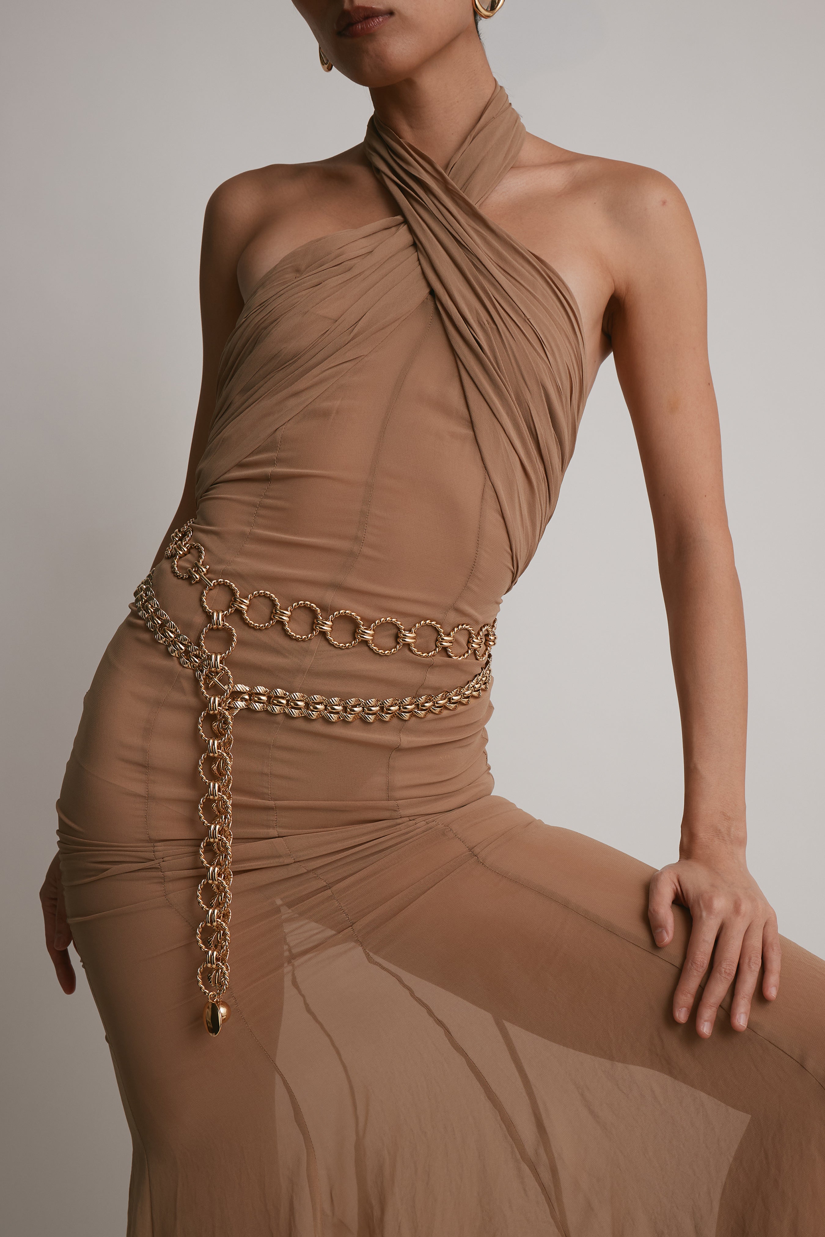 Kendra Metal Chain Belt