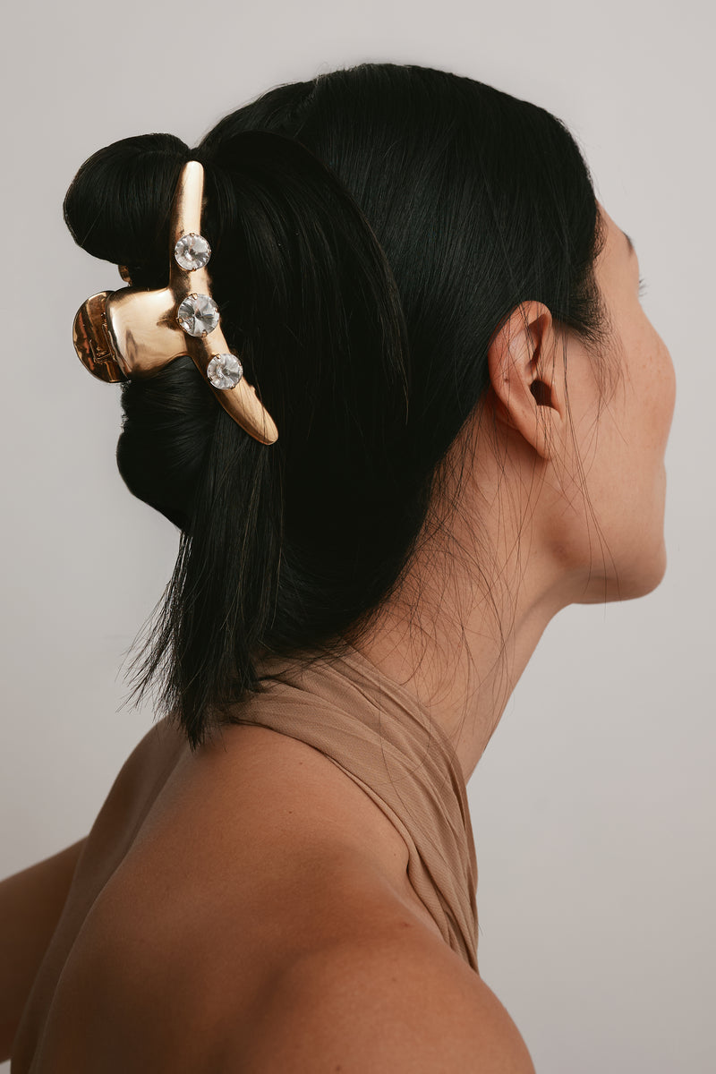 Clare Crystal Claw Clip