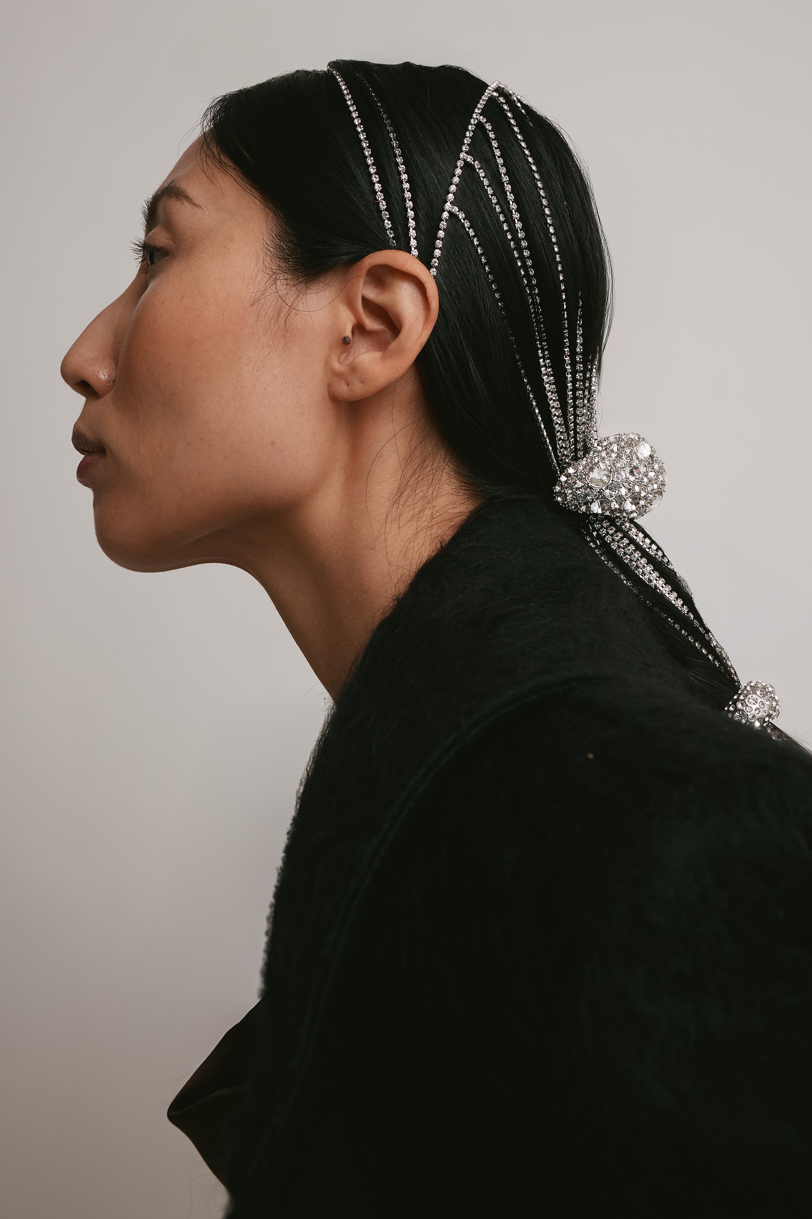 Crystal Pave Dome Pony Cuff
