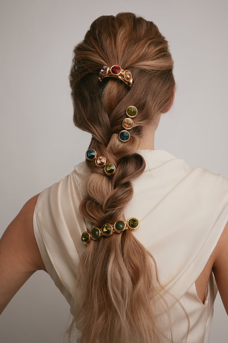 Clare Crystal Bobbi Set of 2