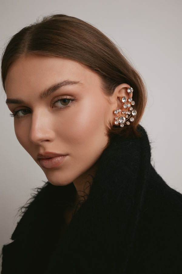 Briar Crystal Ear Cuff