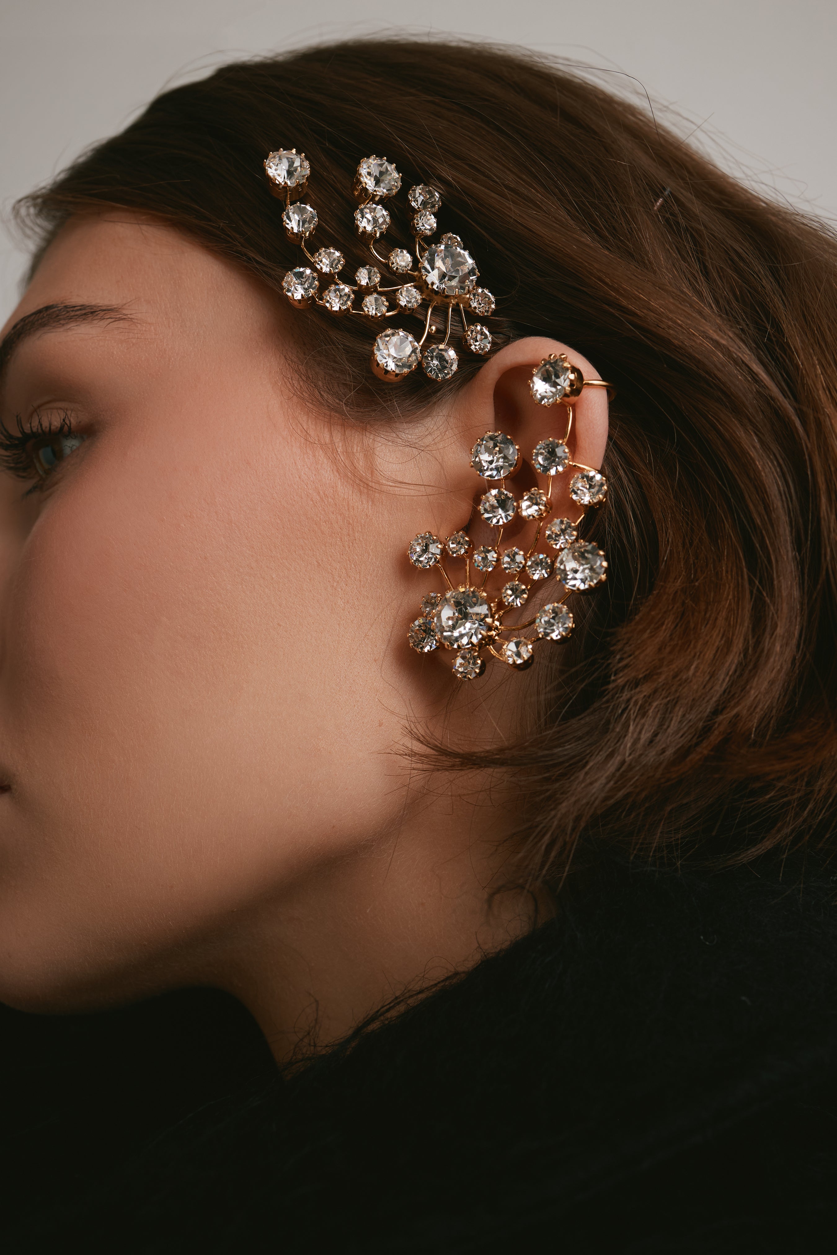 Briar Crystal Ear Cuff
