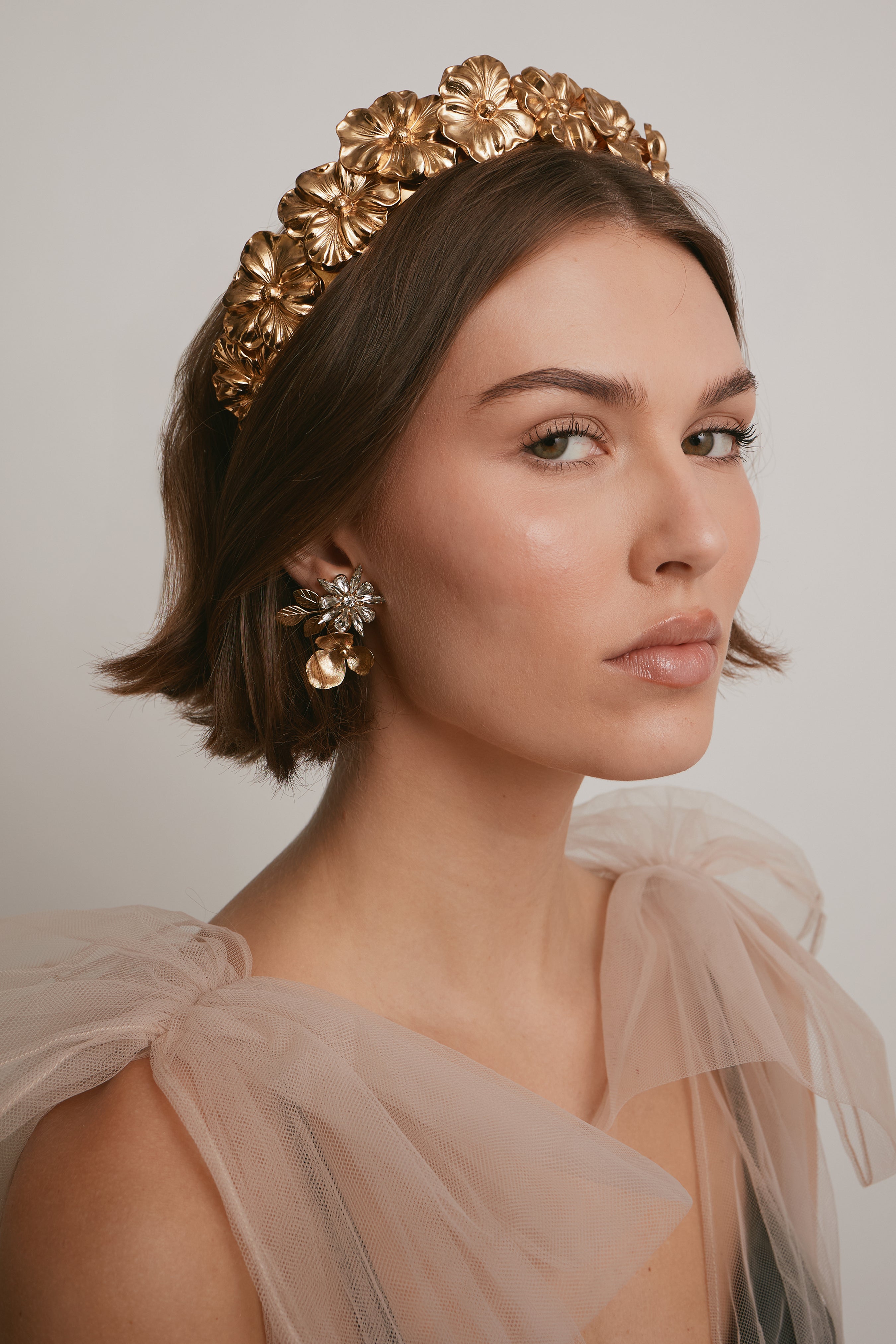 Stella Crystal Floral Earrings