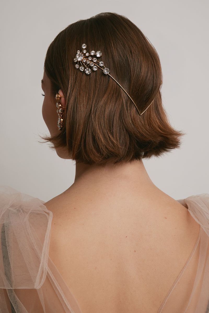 Briar Semi Crystal Vee Halo