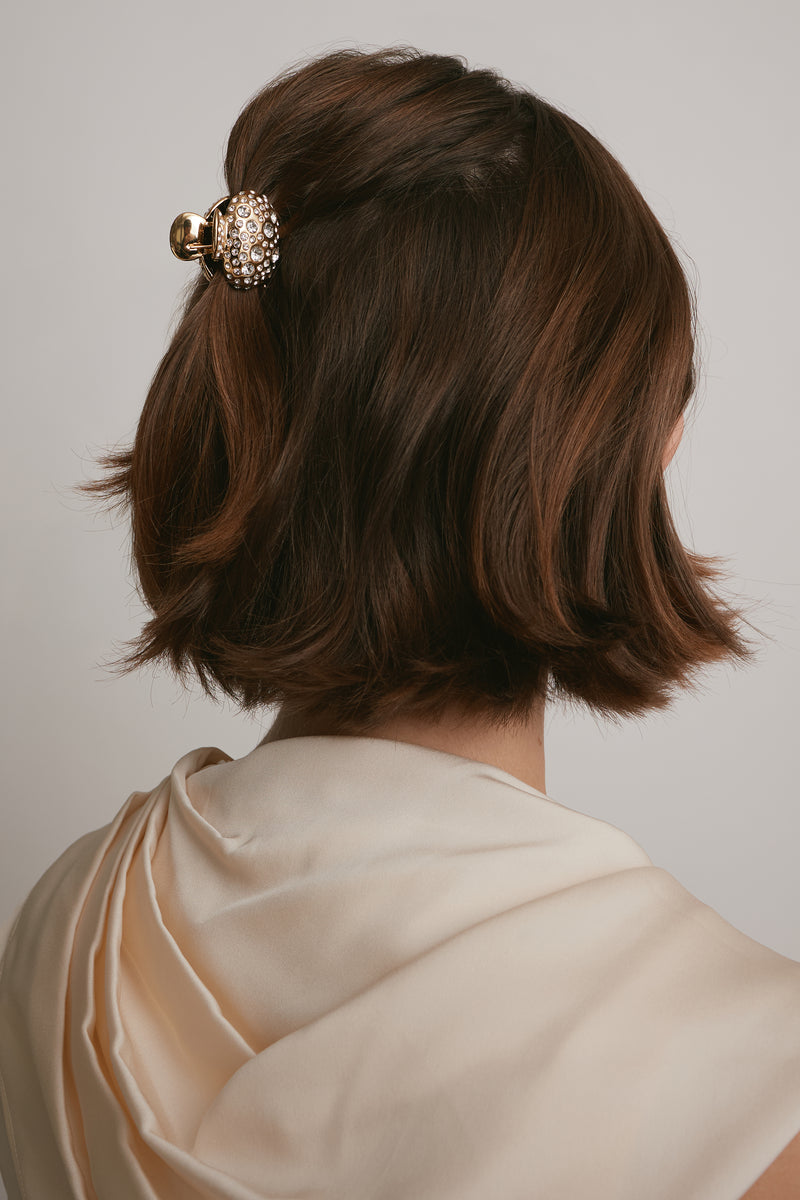 Mini Tess Pave Claw Clip