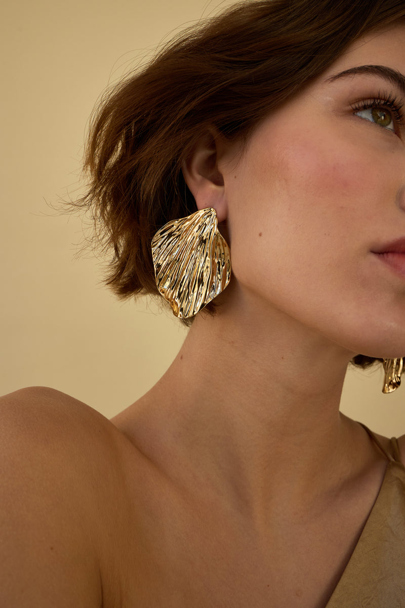 Maya Petal Statement Earrings