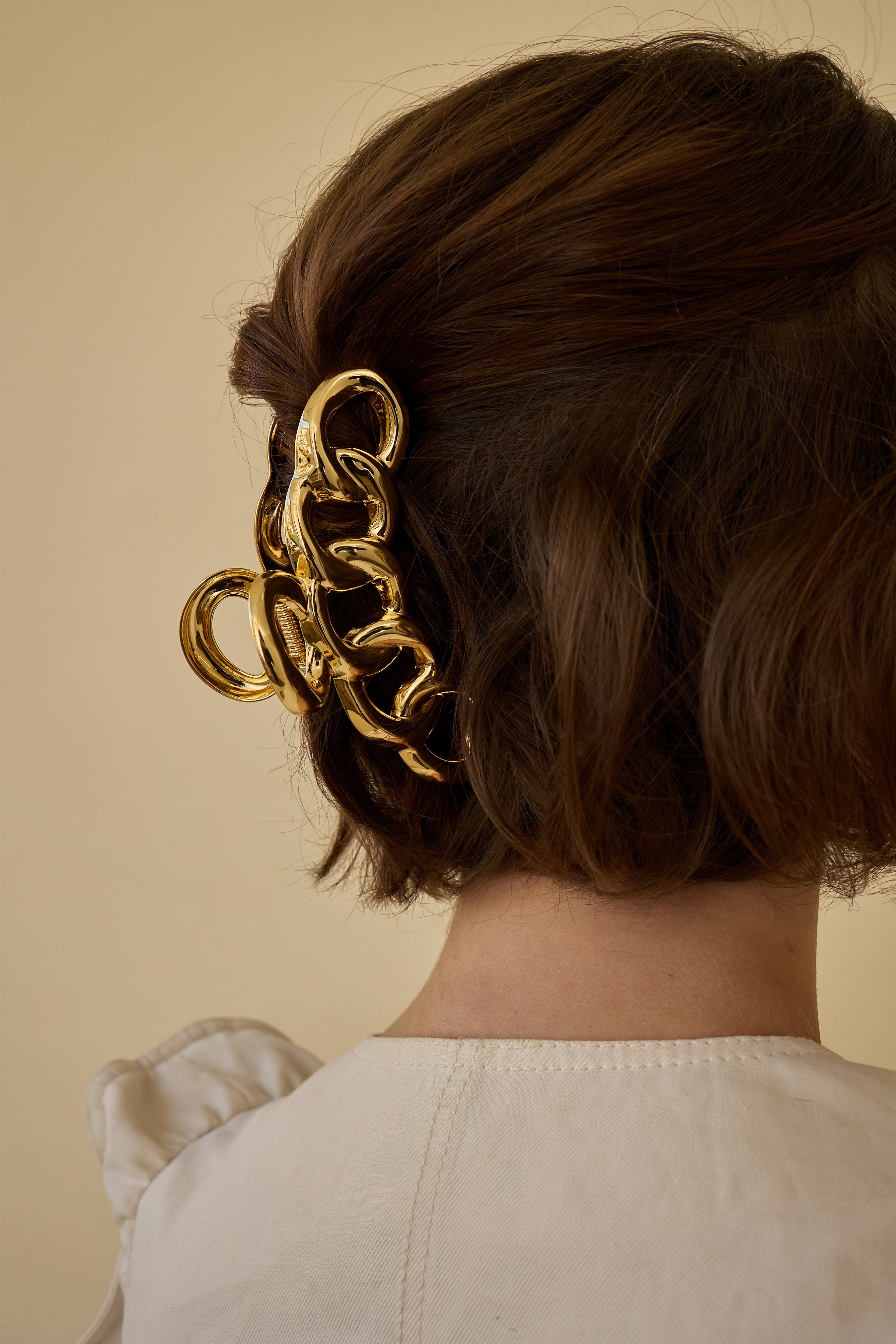 ヘアアクセサリー LENA Elena Chain Metal Claw Clip | LELET NY