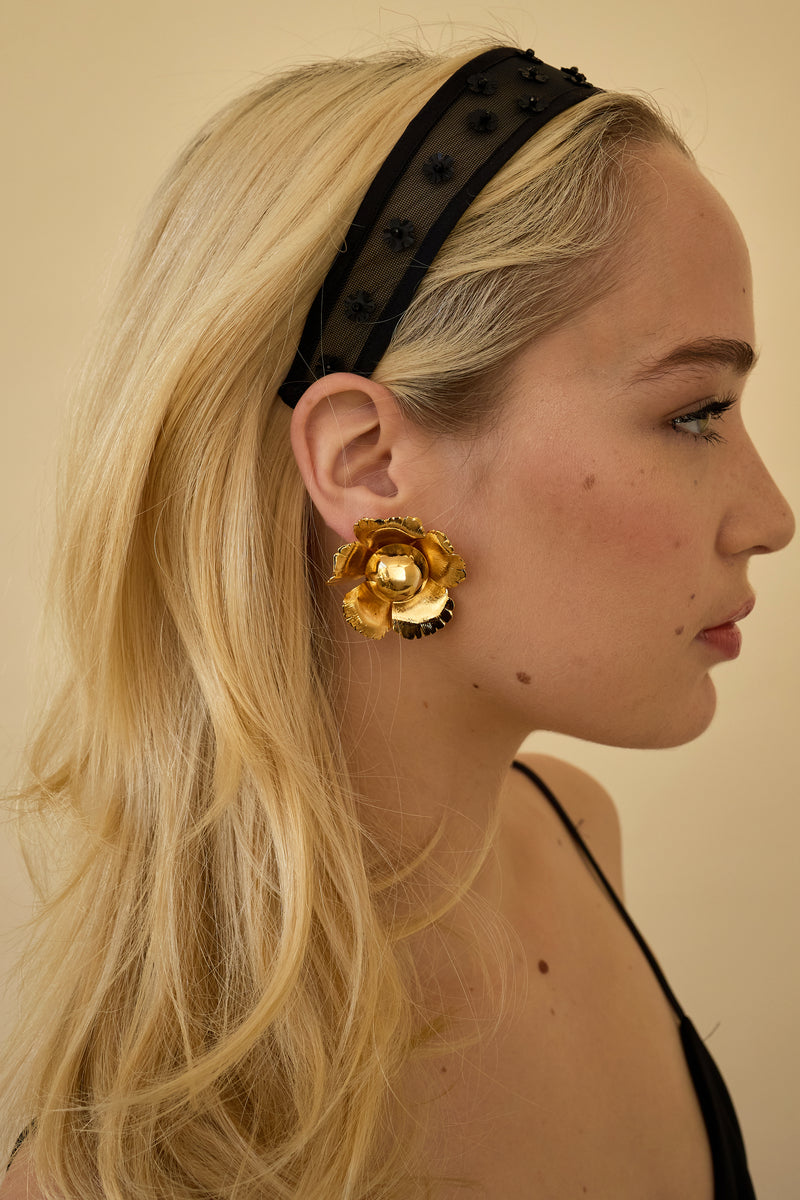 Eden Domed Stud Earrings