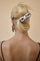 Glossy Mega Loop French Barrette