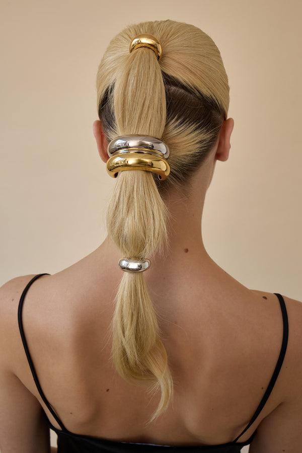 Mixed Metal Double Arch Pony Cuff