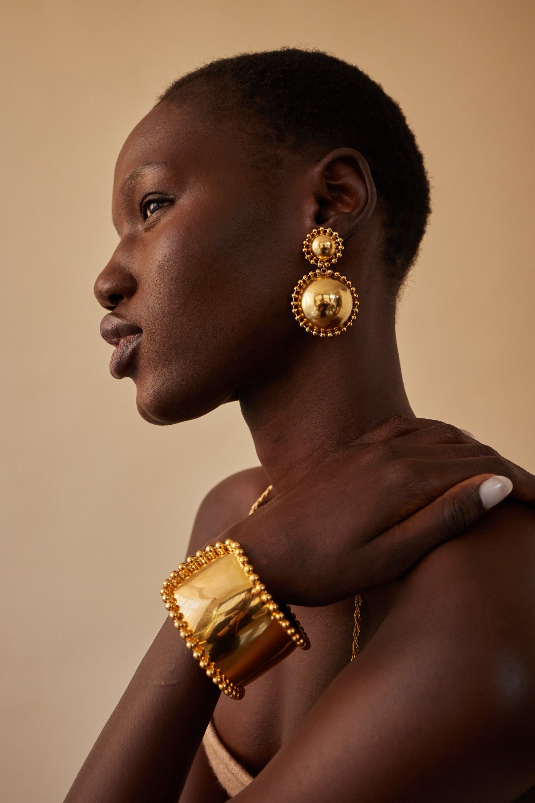 Lucia Dome Earrings