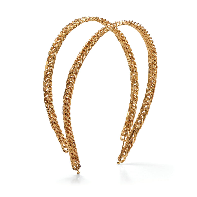 Nova Curb Chain Double Strand Headband