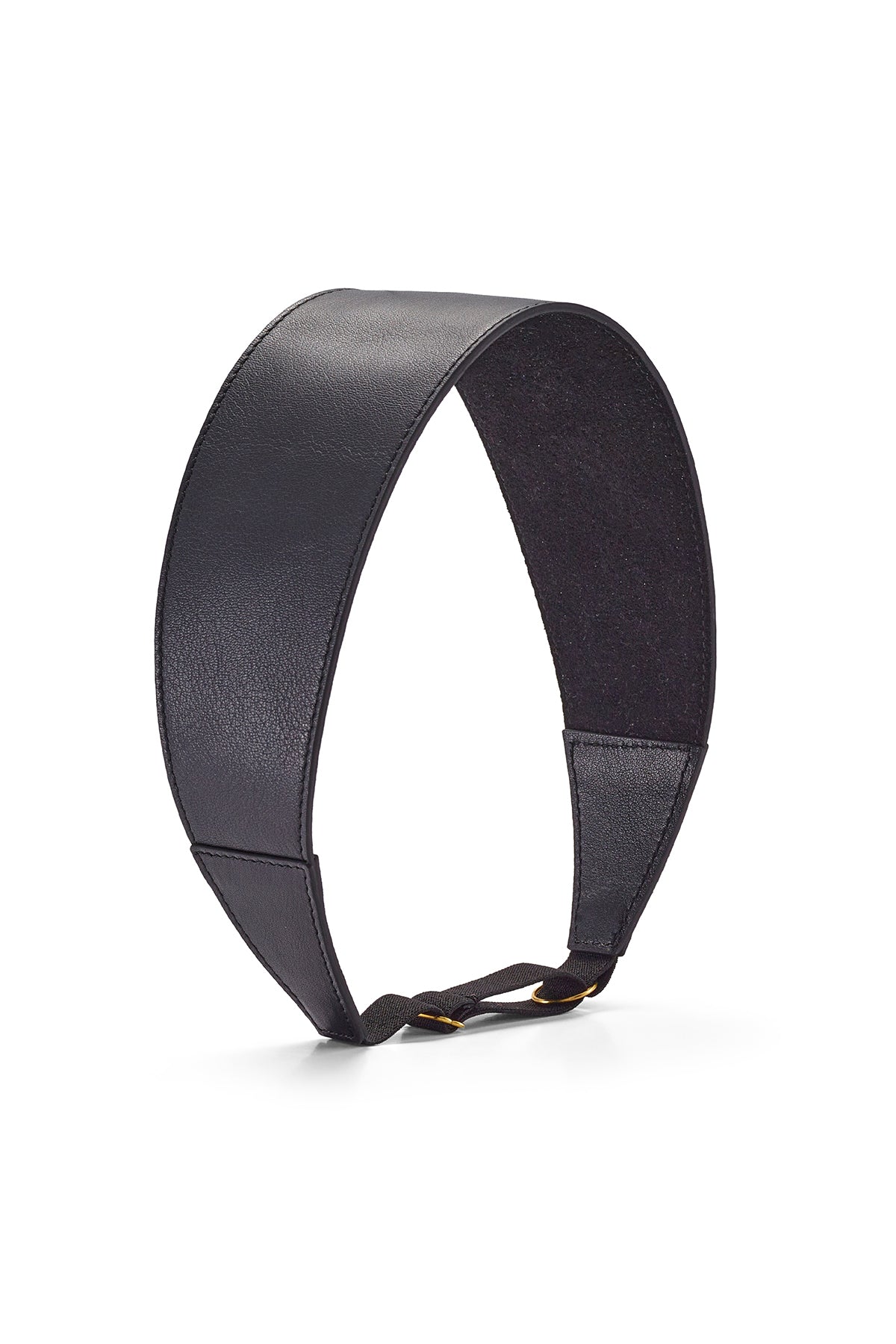 Annika Wide Leather Headwrap