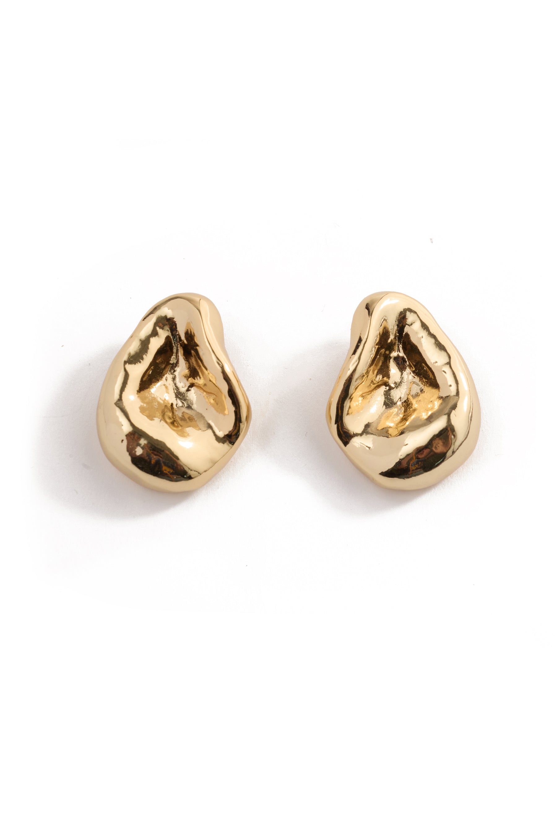 Rue Button Earrings