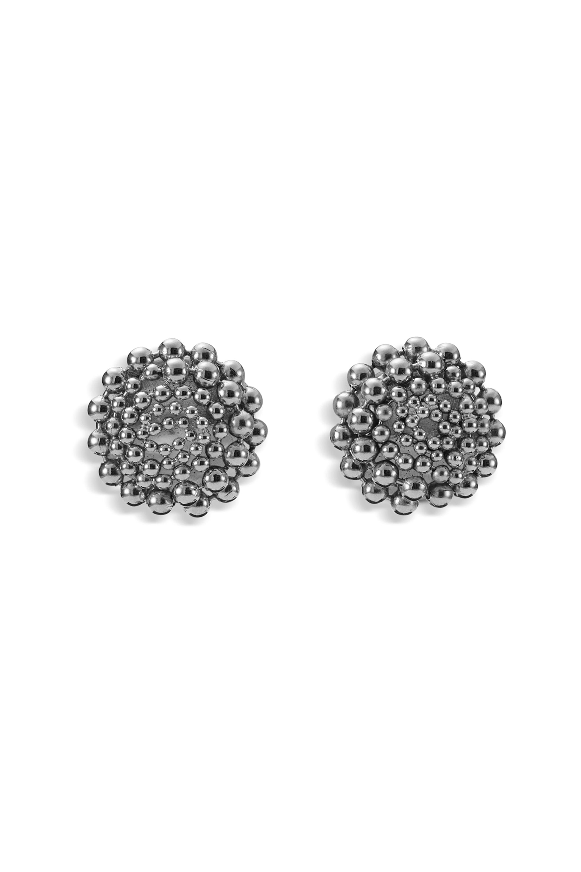 Zoe Ballchain Button Earrings