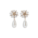 Annie Pearl Tear Drop Earrings