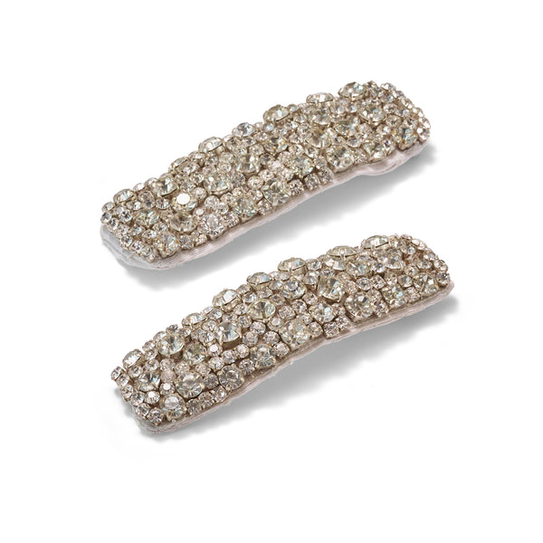 Hannah Crystal Snap Clip Set of 2