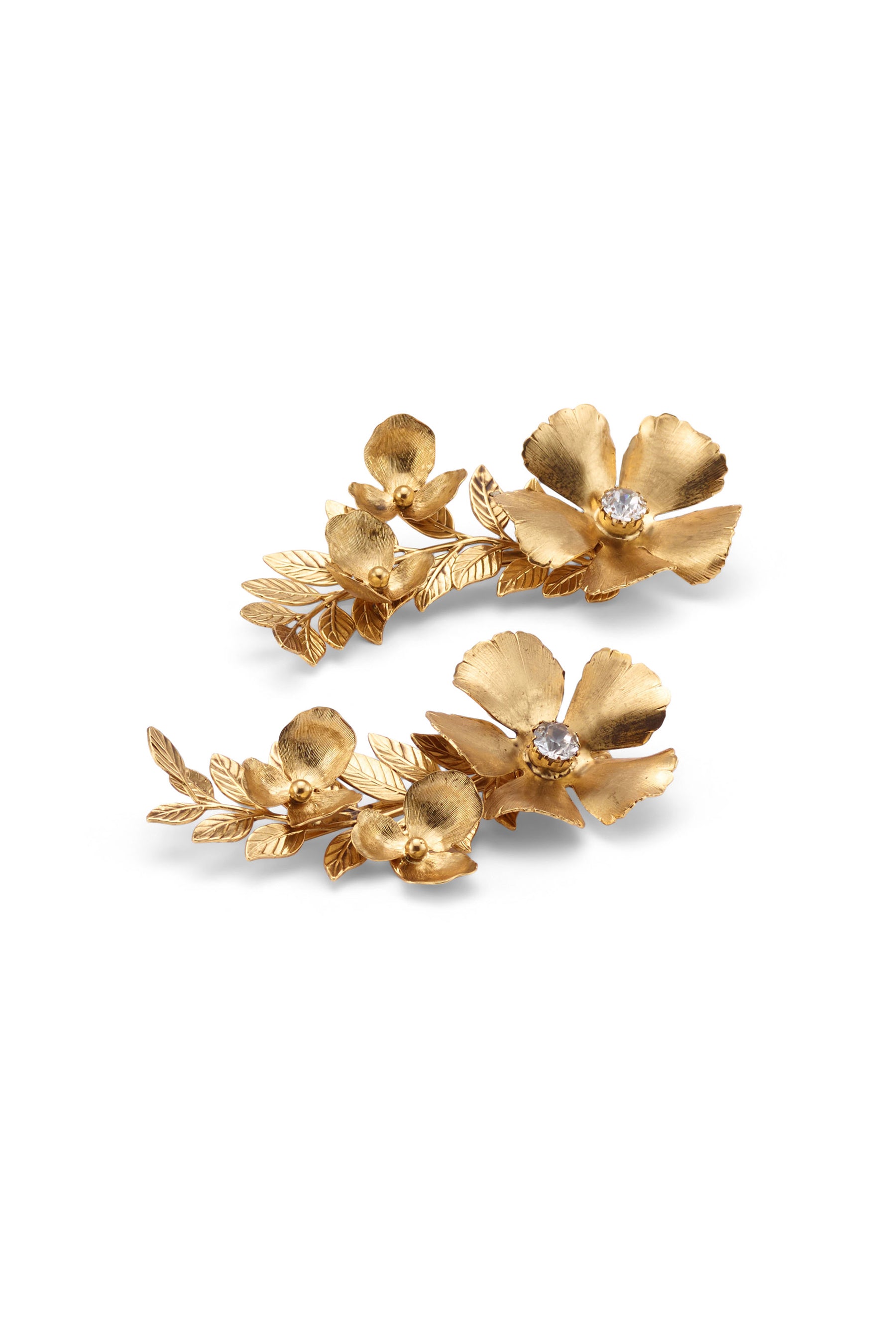 Ivy Crystal Bobbi Pin Set of 2 | LELET NY