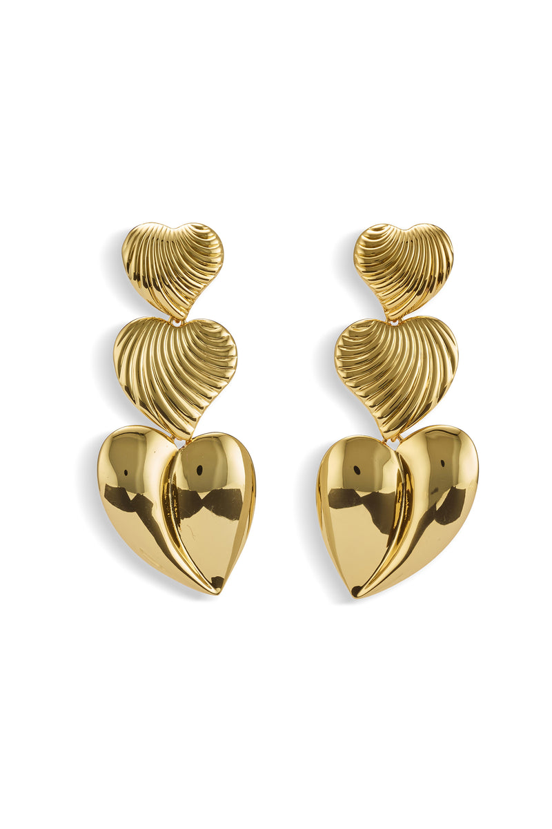 Juliette Heart Drop Earrings