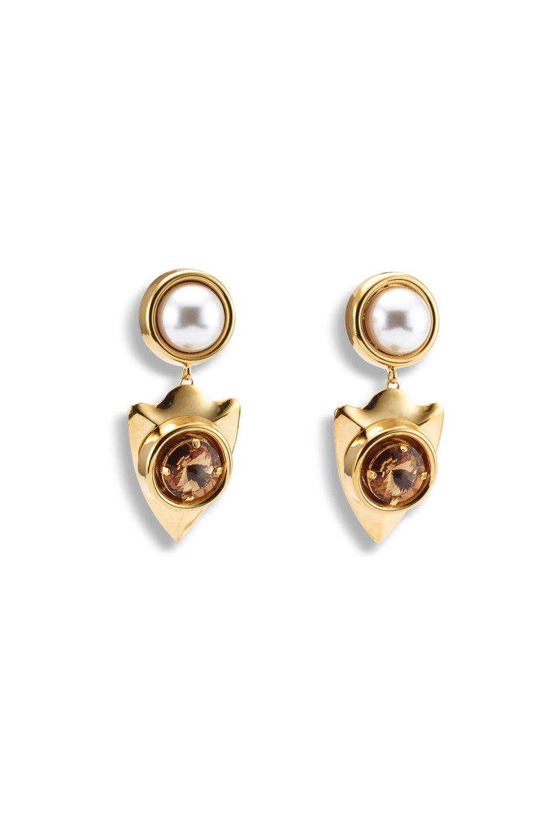 Cleo Pearl Drop Earrings