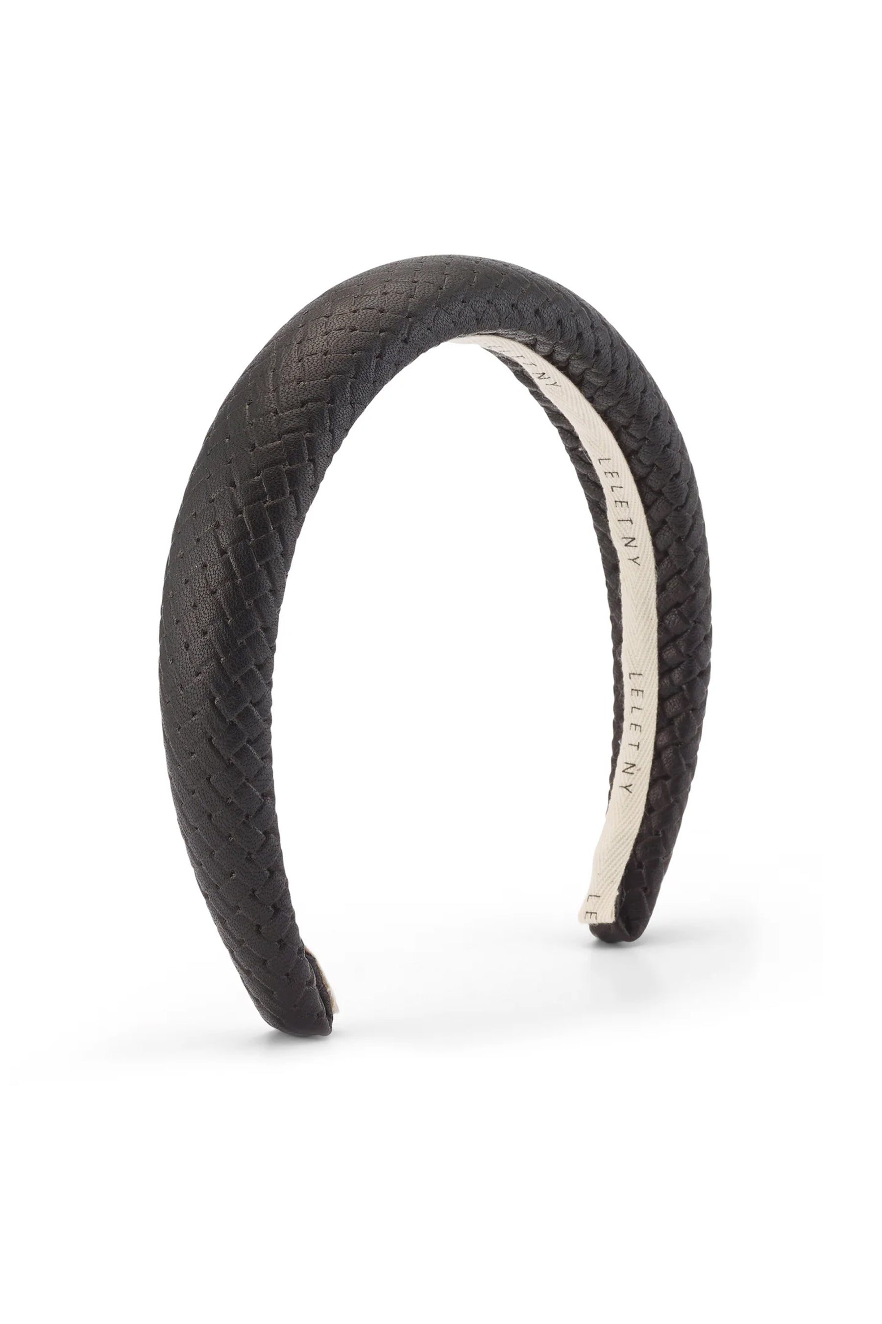 Robyn Woven Leather Padded Headband