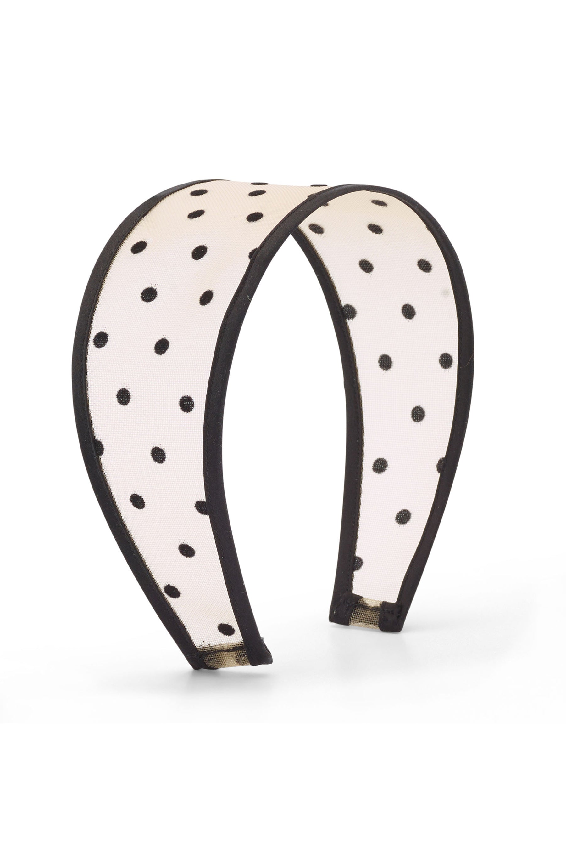 Giselle Wide Sheer Polka Dot Headband