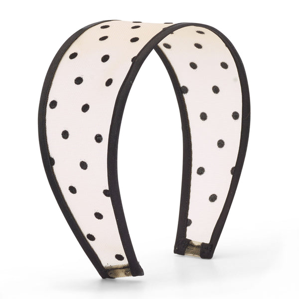 Monte Polka Dot Material Headband Polka Dot Headband, Self Tie Head Scarf, Bandanna - Etsy main image 2