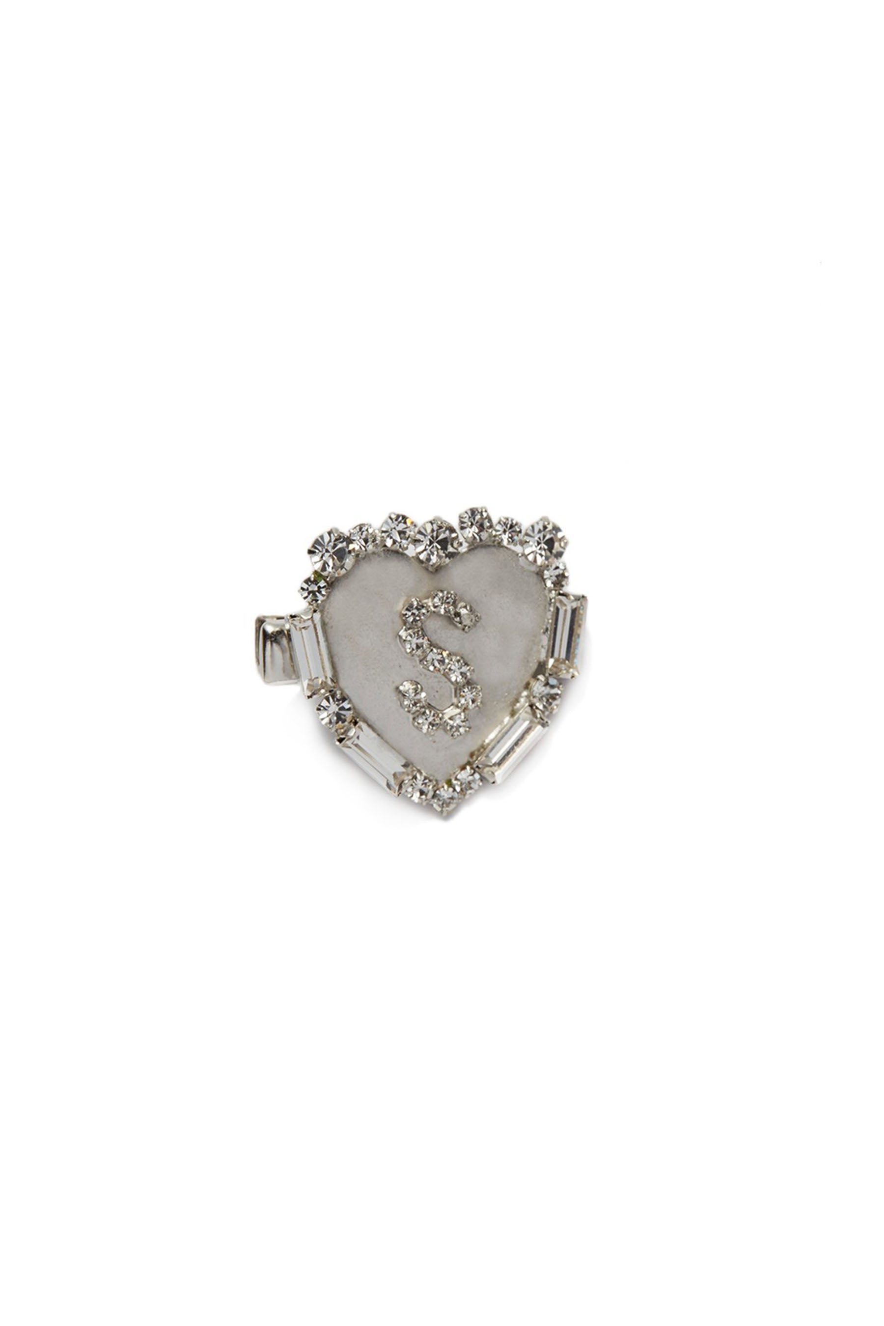 Line Dot Crystal Gram Clip