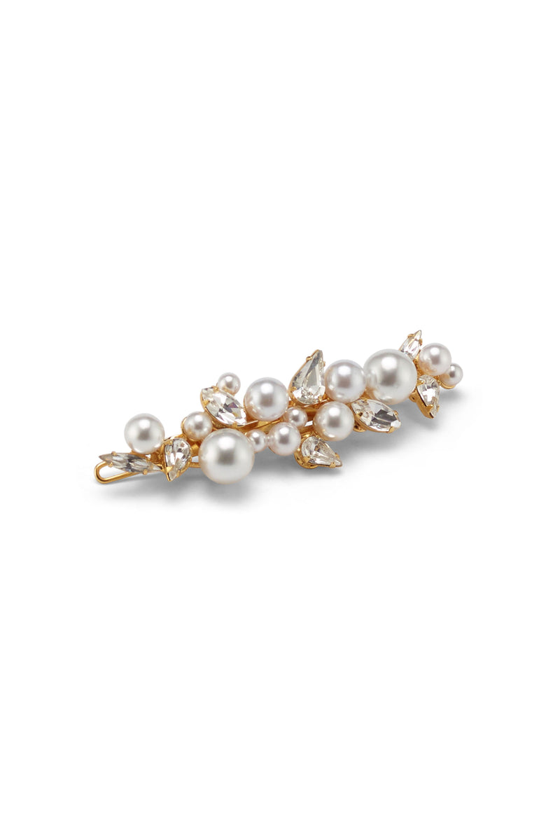 Mattar Pearl and Crystal Barrette
