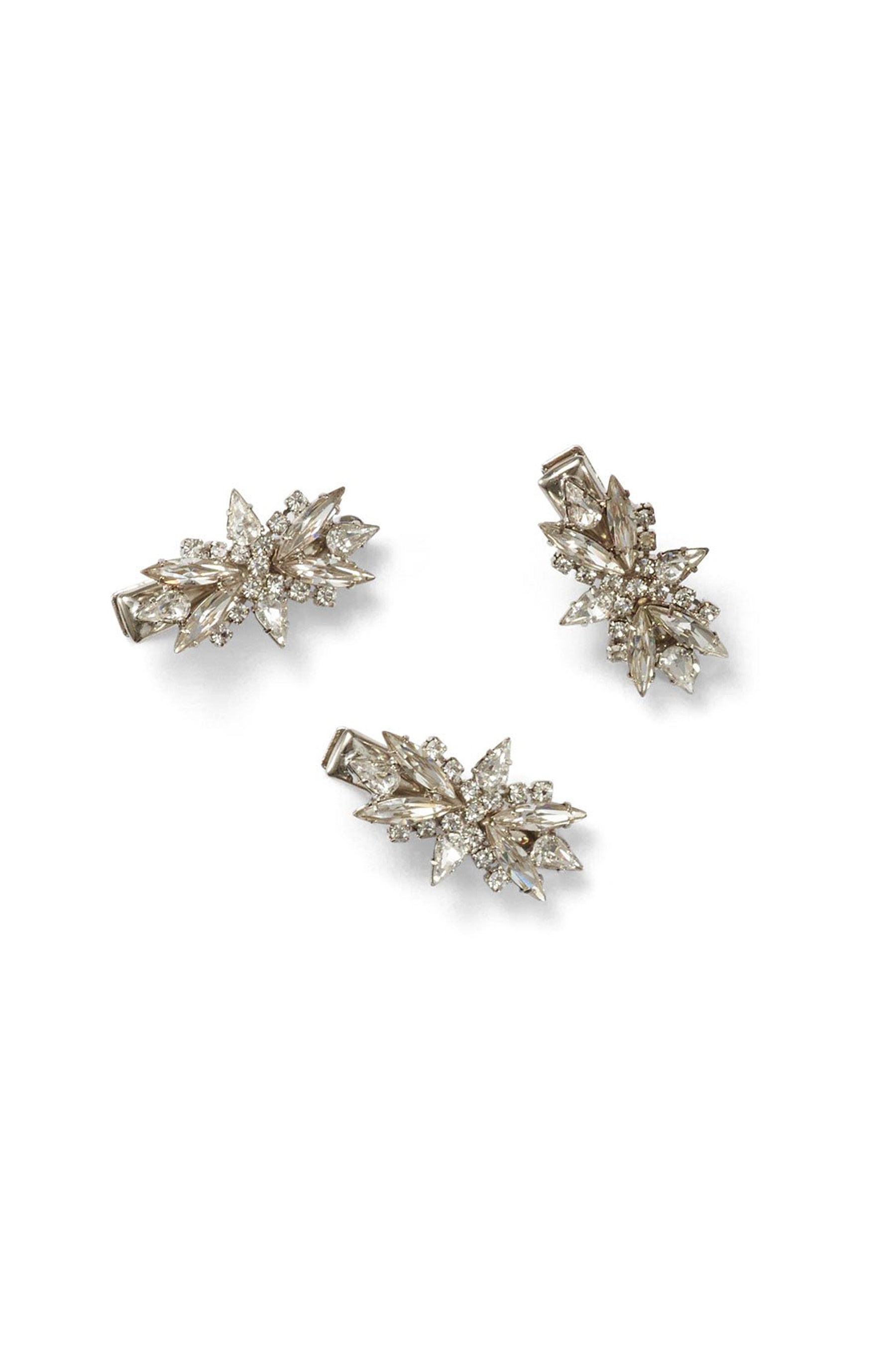 Martha Crystal Clip Set of Three