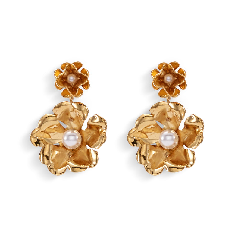 Penelope Floral Drop Earrings