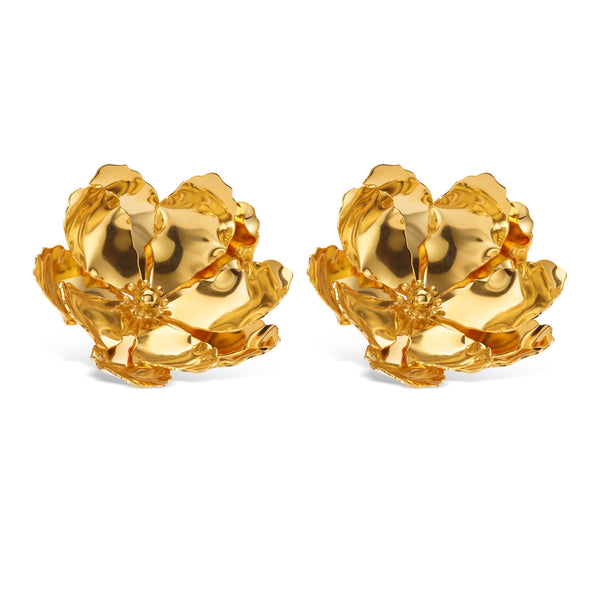 Lilly Bloom Clip On Earrings