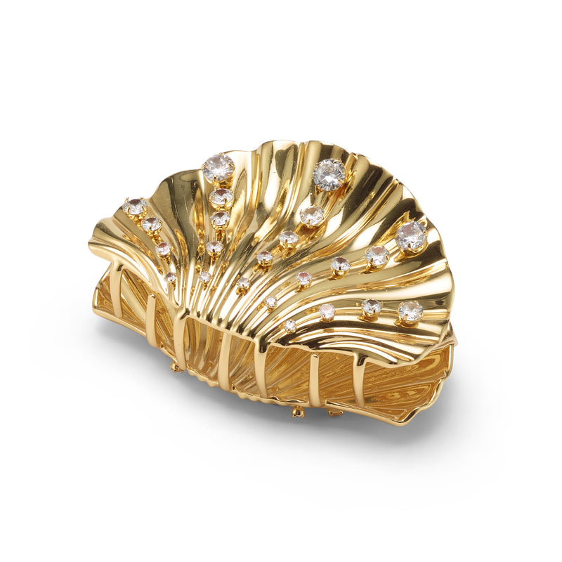 Crystal Shell Claw Clip