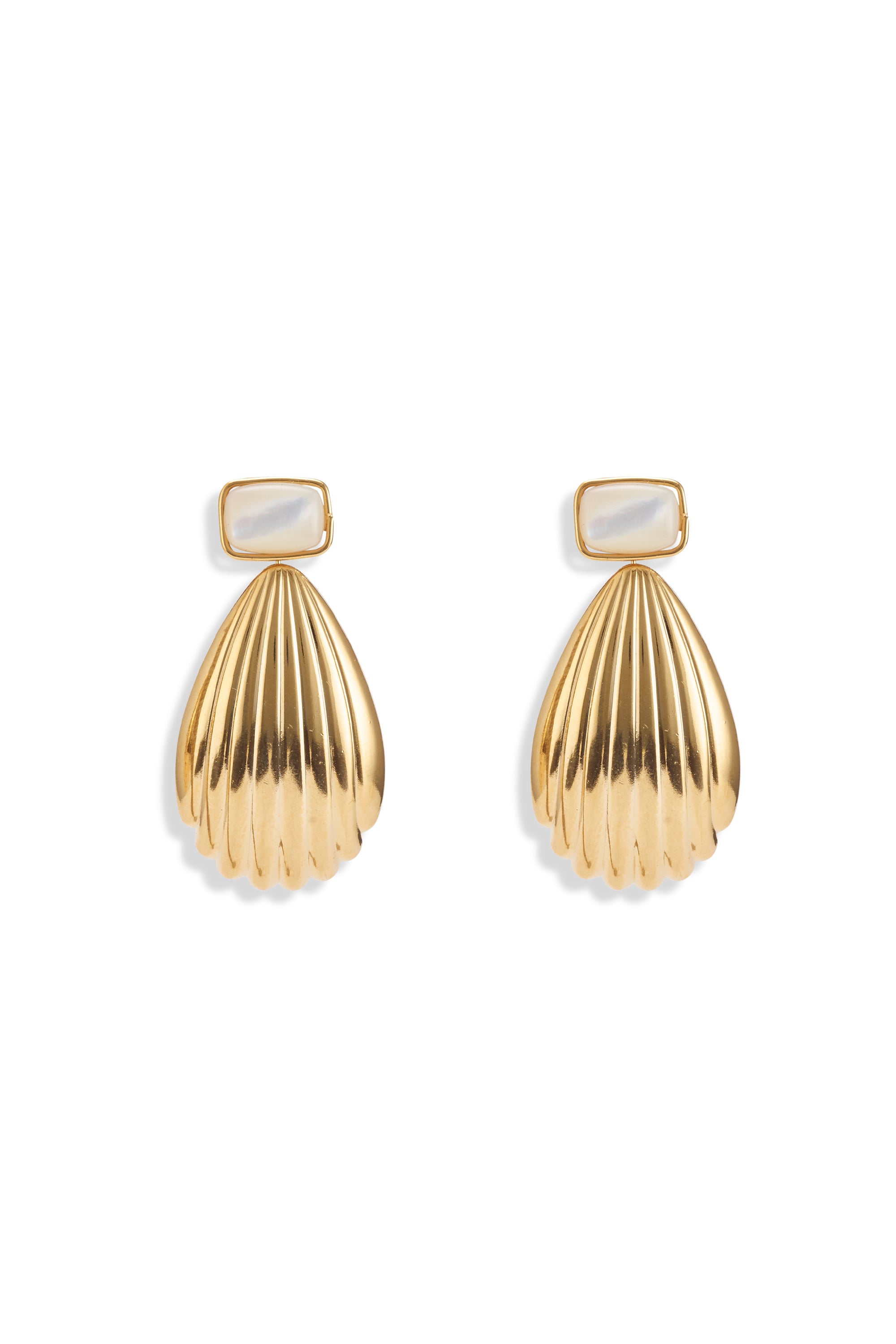 Chiara Shell Oversized Earrings