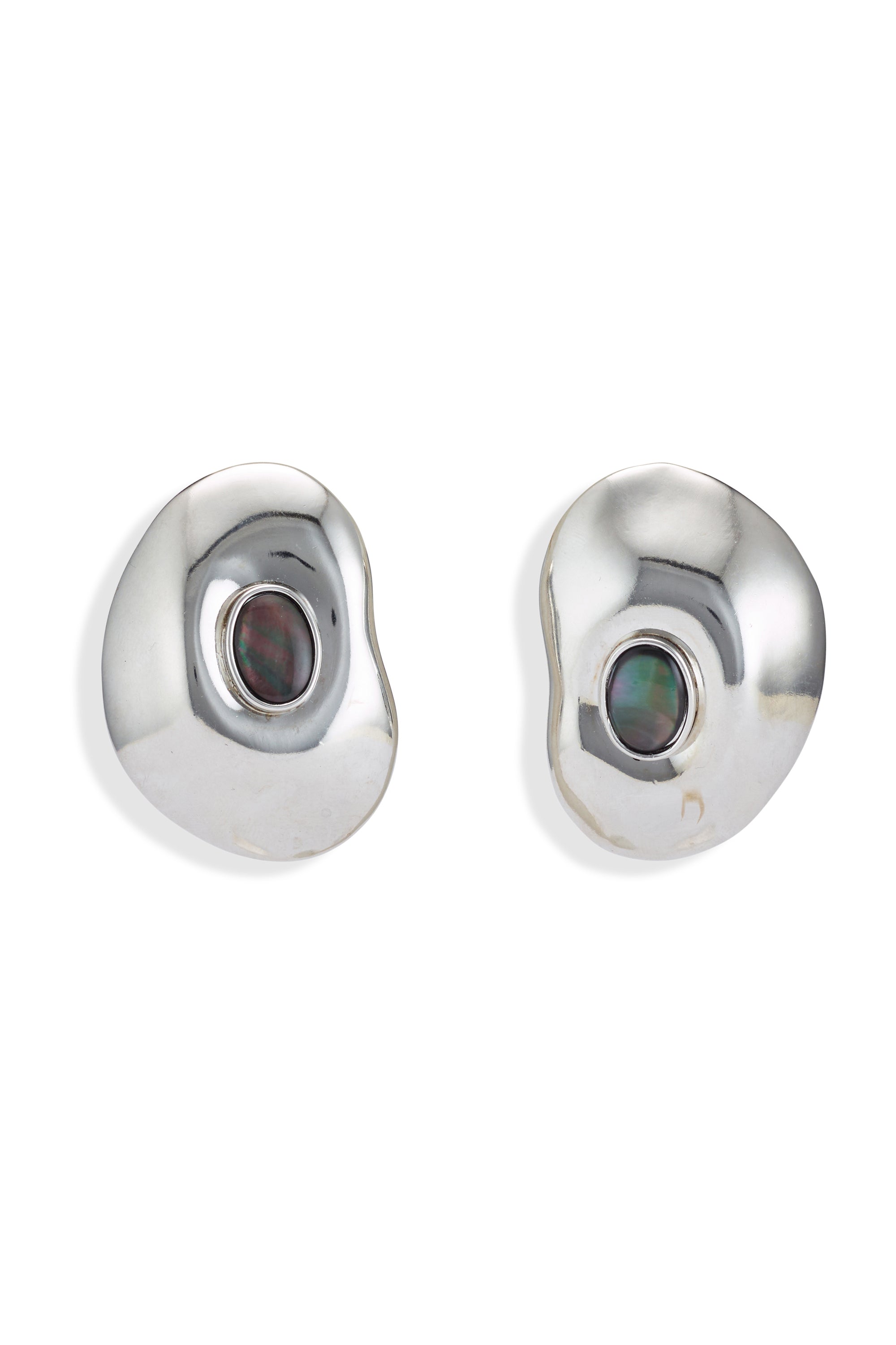 Zoe Shell Button Earrings
