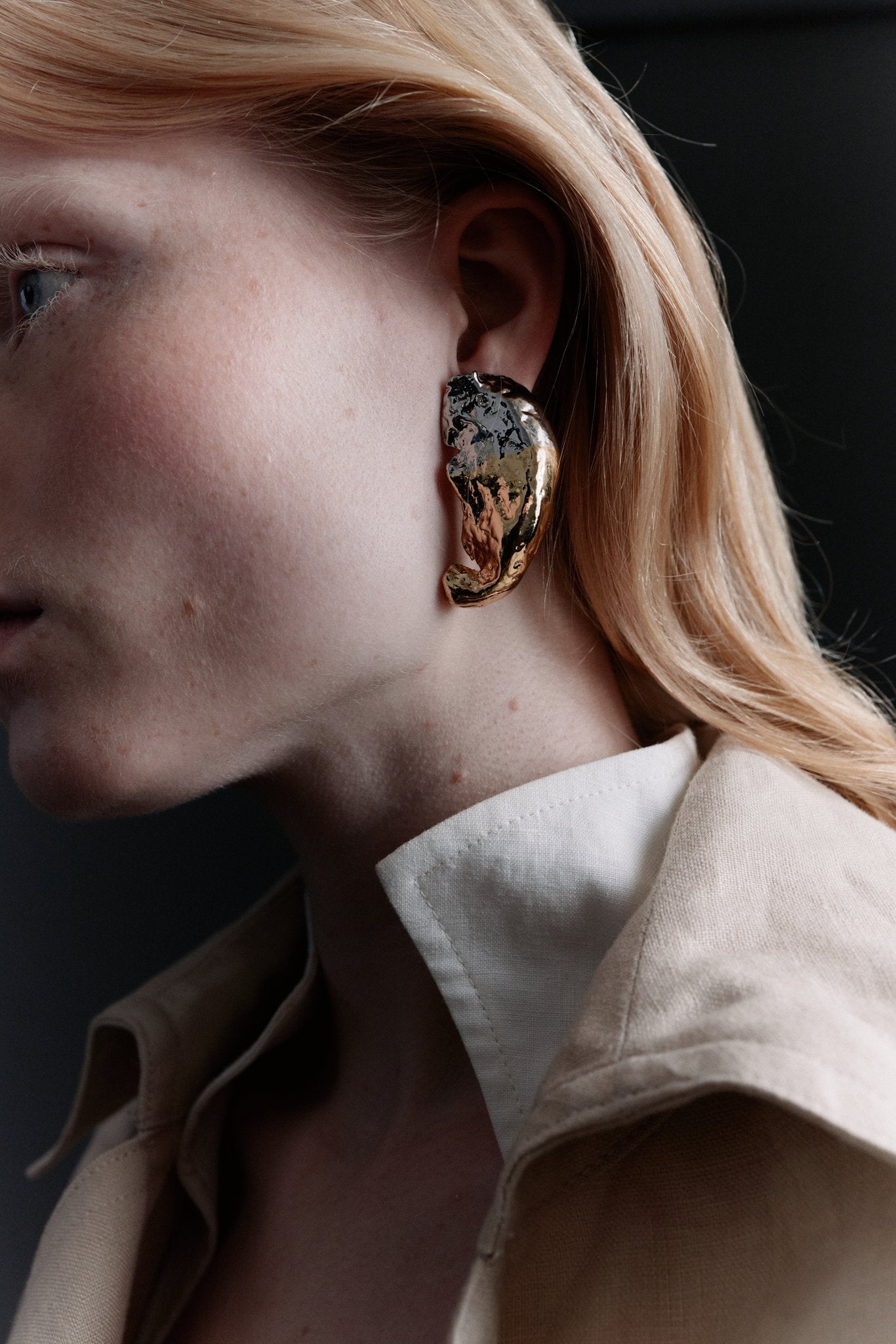 Julie Hammered Earrings
