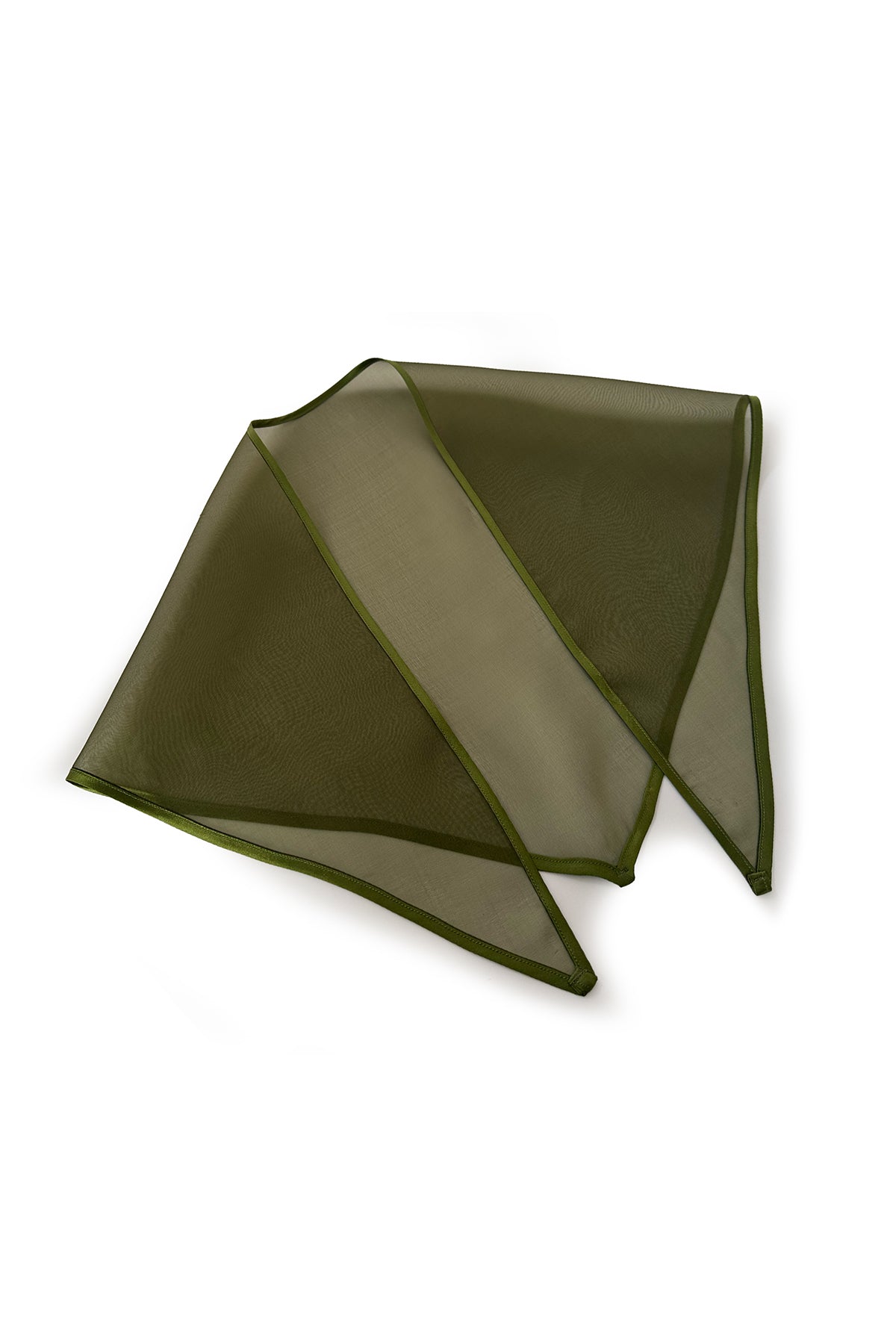 Sheer silk Structured Bandana