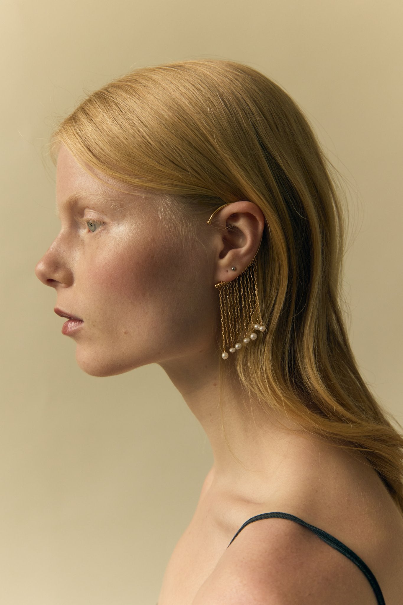 Freshwater Pearl Tassel Ear Cuff
