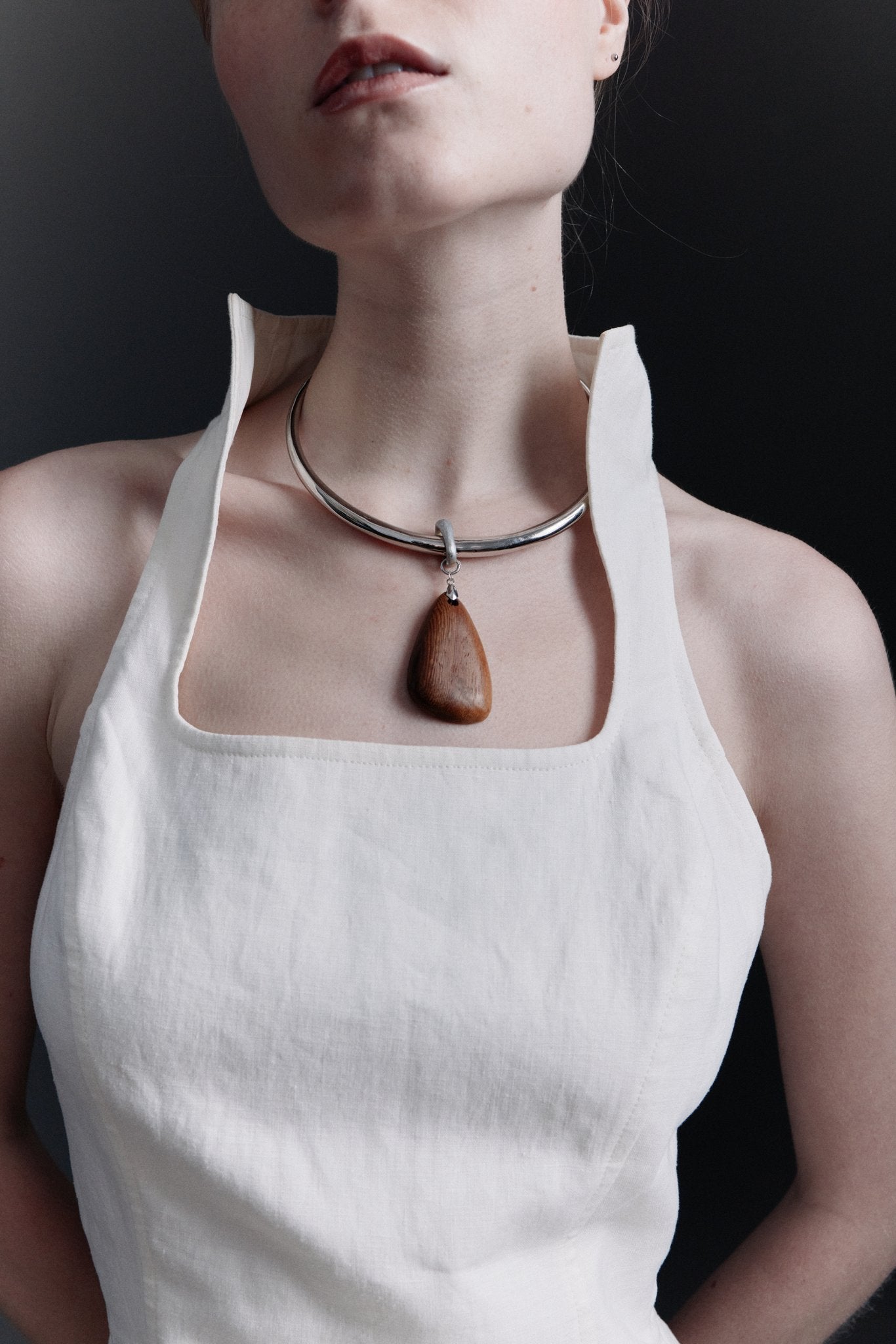 Romy Metal Pendant Necklace