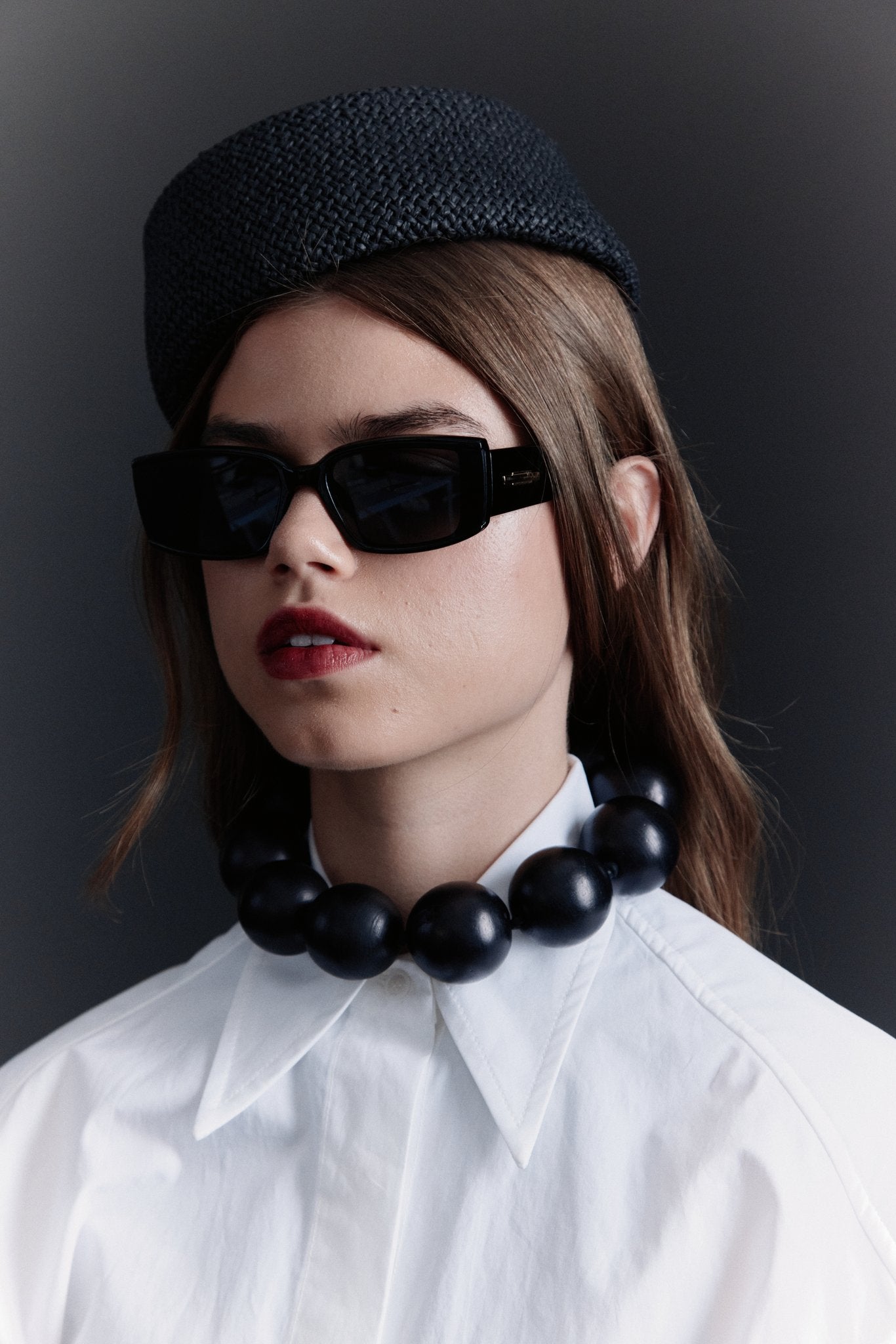 Rafia Pill Box Hat