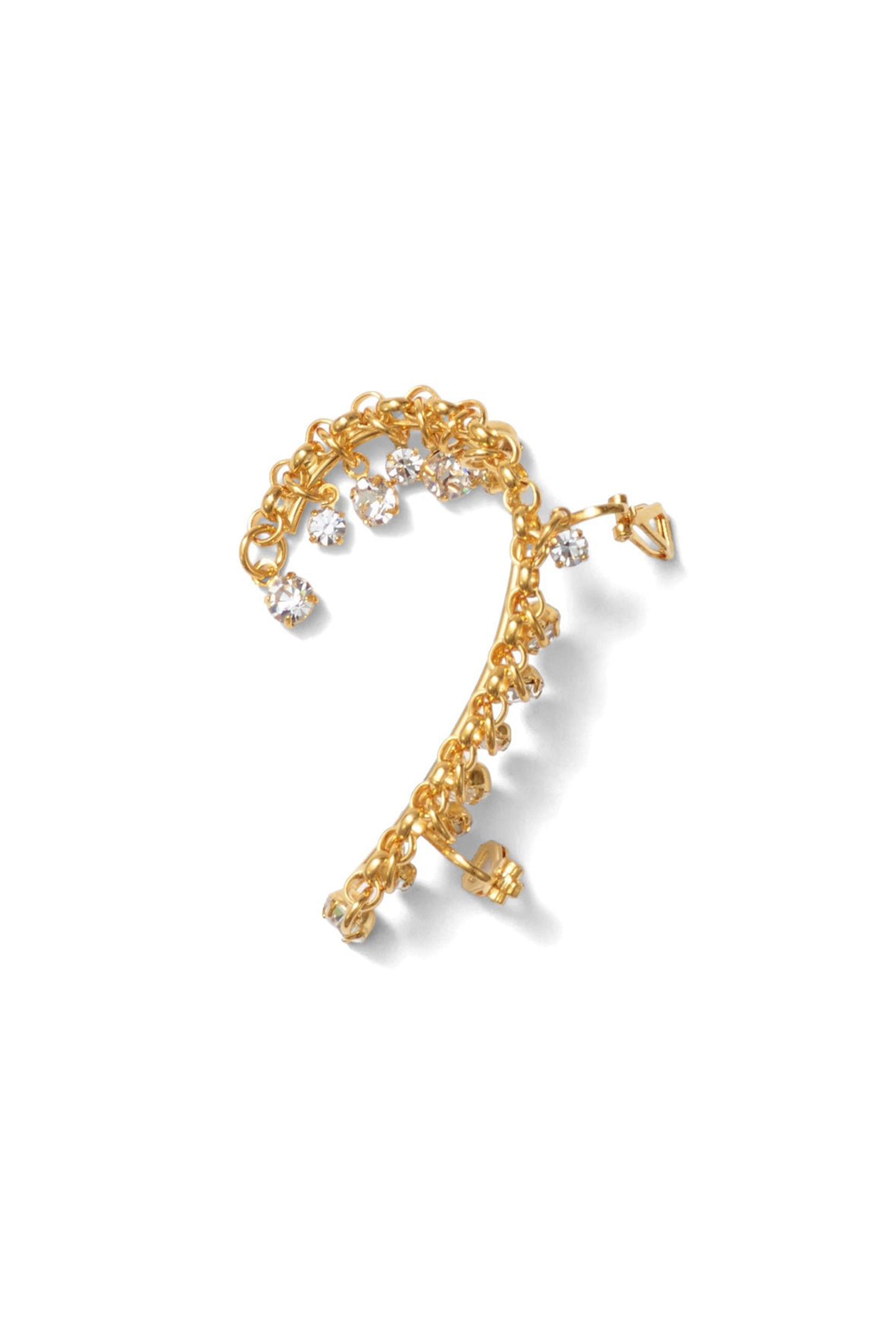 Vintage Crystal Ear Cuff