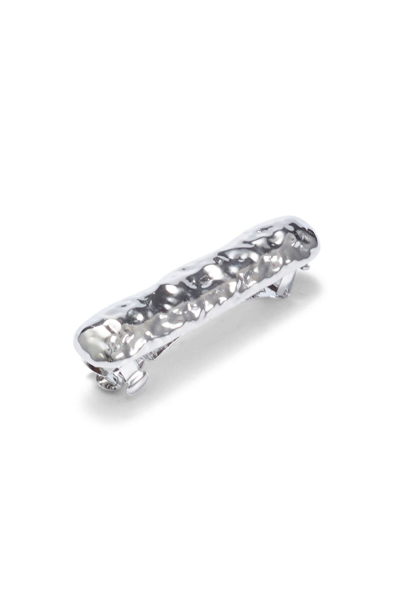 Hammered Bar Barrette
