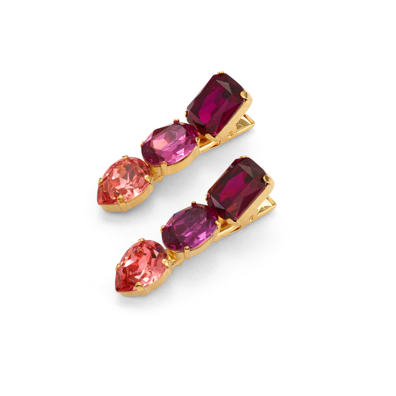 Mika Crystal Clip Set of 2