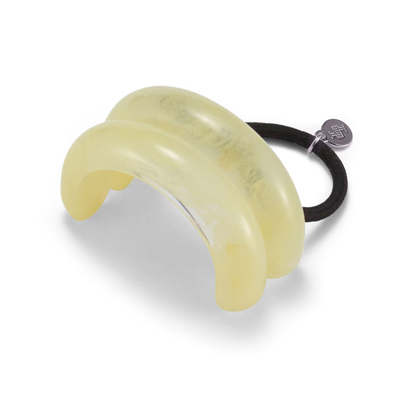 Yellow Quartz Marble Double Arch Pony