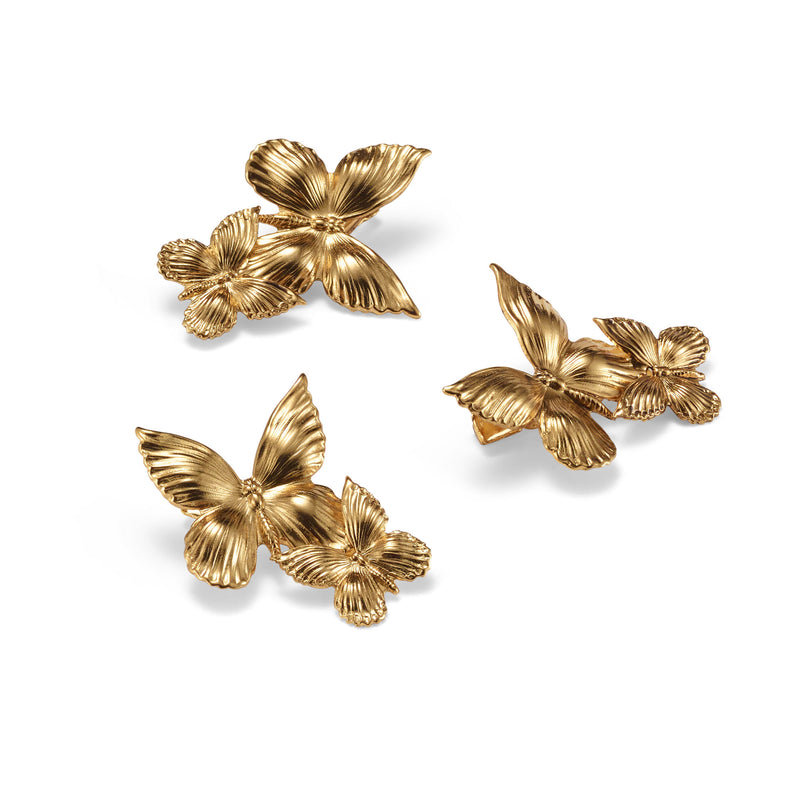 Silvie Butterfly Clip Set of 3