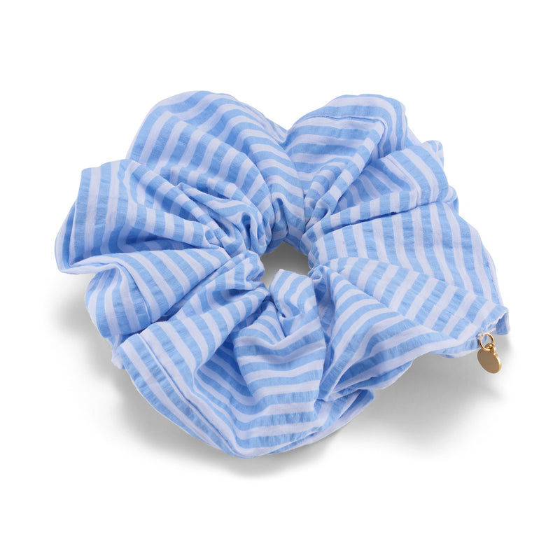 Amy Seersucker Oversized Scrunchie